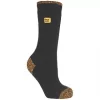 SockShop Heat Holders Socks Black / Yellow Size 4-8 -Workwear Accessories Shop 153GY P
