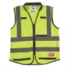 Milwaukee Premium Hi-Vis Vest Yellow Small / Medium 38" Chest -Workwear Accessories Shop 164PP P