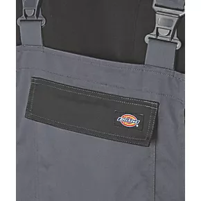 Dickies Everyday Bib & Brace Boiler Suit/Coverall Grey/Black Large 36-38" W 31" L 5 Dickies Everyday Bib & Brace Boiler Suit/Coverall Grey/Black Large 36-38" W 31" L - Image 3