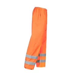 Site Huske Hi-Vis Over Trousers Elasticated Waist Orange Large 26" W 44" L -Workwear Accessories Shop 255XR A3