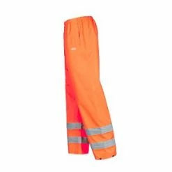 Site Huske Hi-Vis Over Trousers Elasticated Waist Orange Large 26" W 44" L -Workwear Accessories Shop 255XR A4