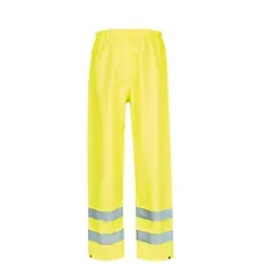 Site Huske Hi-Vis Over Trousers Elasticated Waist Yellow Large 26" W 44" L -Workwear Accessories Shop 264XR A2