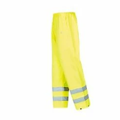 Site Huske Hi-Vis Over Trousers Elasticated Waist Yellow Large 26" W 44" L -Workwear Accessories Shop 264XR A4