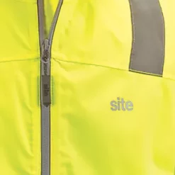 Site Harvell Hi-Vis Lightweight Jacket Yellow Medium 49" Chest -Workwear Accessories Shop 278XR A5