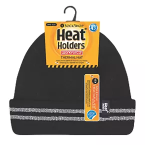 SockShop Heat Holders Thermal Hat Black 4 SockShop Heat Holders Thermal Hat Black - Image 2
