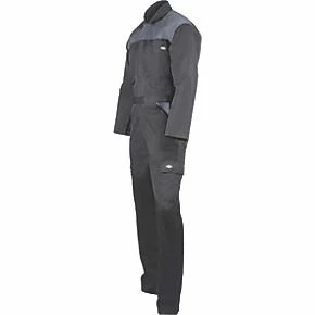 Dickies Everyday Boiler Suit/Coverall Black Grey XXX Large 62" Chest 30" L 3 Dickies Everyday Boiler Suit/Coverall Black Grey XXX Large 62" Chest 30" L