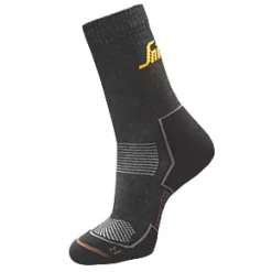 Snickers RuffWork Socks Black Size 11-13 2 Pack