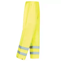 Site Huske Hi-Vis Over Trousers Elasticated Waist Yellow X Large 27" W 45" L -Workwear Accessories Shop 357XR A3