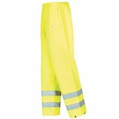 Site Huske Hi-Vis Over Trousers Elasticated Waist Yellow X Large 27" W 45" L -Workwear Accessories Shop 357XR A4