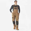 Dickies Everyday Bib & Brace Boiler Suit/Coverall Khaki/Black XX Large 42-44" W 31" L -Workwear Accessories Shop 405RP P