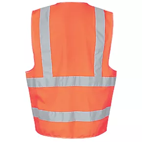 Site Rushton Hi-Vis Waistcoat Orange XX Large / XXX Large 52" Chest 5 Site Rushton Hi-Vis Waistcoat Orange XX Large / XXX Large 52" Chest - Image 3