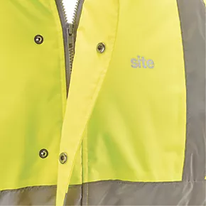Site Battell Hi-Vis Pilot Jacket Yellow Large 52" Chest 8 Site Battell Hi-Vis Pilot Jacket Yellow Large 52" Chest - Image 6