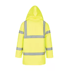 Site Shackley Hi-Vis Traffic Jacket Yellow X Large 58" Chest 4 Site Shackley Hi-Vis Traffic Jacket Yellow X Large 58" Chest - Image 2