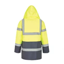 Site Shackley Hi-Vis Traffic Jacket Yellow/Navy Medium 51" Chest -Workwear Accessories Shop 466XR A2