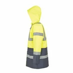 Site Shackley Hi-Vis Traffic Jacket Yellow/Navy Medium 51" Chest -Workwear Accessories Shop 466XR A4