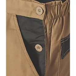 Dickies Everyday Bib & Brace Boiler Suit/Coverall Khaki/Black X Large 40-41" W 31" L -Workwear Accessories Shop 484RP A4