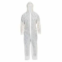 Disposable Coverall White X Large 53 3/4" Chest 33" L