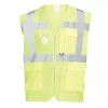 Hi-Vis Multi-Pocket Waistcoat Yellow Large / X Large 50 1/4" Chest -Workwear Accessories Shop 521FH P