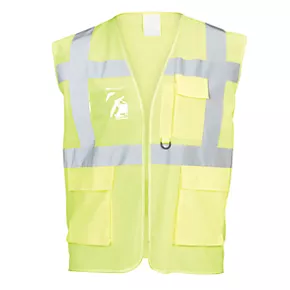 Hi-Vis Multi-Pocket Waistcoat Yellow Large / X Large 50 1/4" Chest 3 Hi-Vis Multi-Pocket Waistcoat Yellow Large / X Large 50 1/4" Chest