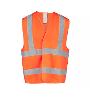 Site Rushton Hi-Vis Waistcoat Orange Large / X Large 50" Chest 4 Site Rushton Hi-Vis Waistcoat Orange Large / X Large 50" Chest - Image 2