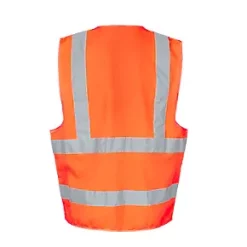 Site Rushton Hi-Vis Waistcoat Orange Large / X Large 50" Chest 10 Site Rushton Hi-Vis Waistcoat Orange Large / X Large 50" Chest -Workwear Accessories Shop 557XR A2