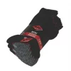 Lee Cooper Heavy Duty Work Socks Black Size 7-11 5 Pack
