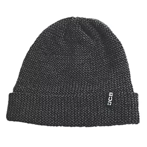 JCB Work Beanie Black & Grey Marl 3 JCB Work Beanie Black & Grey Marl