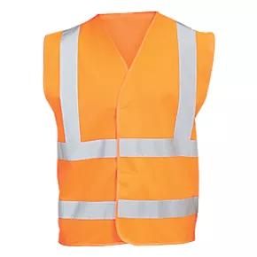 Hi Vis Waistcoat Orange XX Large / XXX Large 51 3/4" Chest 3 Hi Vis Waistcoat Orange XX Large / XXX Large 51 3/4" Chest