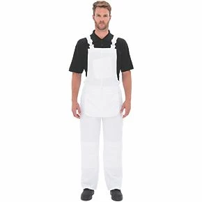 Bib & Brace White Large 42" W 31" L 3 Bib & Brace White Large 42" W 31" L - Image 2