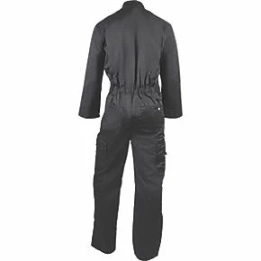Dickies Everyday Boiler Suit/Coverall Black Grey Medium 34-40" Chest 30" L 5 Dickies Everyday Boiler Suit/Coverall Black Grey Medium 34-40" Chest 30" L - Image 3