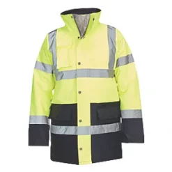 Hi-Vis Traffic Jacket Yellow / Blue X Large 58" Chest