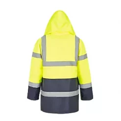 Site Shackley Hi-Vis Traffic Jacket Yellow/Navy Large 54" Chest -Workwear Accessories Shop 666XR A2