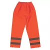 Hi-Vis Reflective Trousers Elasticated Waist Orange XX Large 28-50" W 31" L