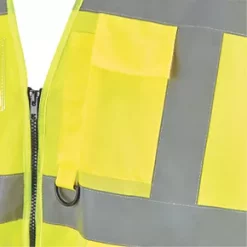 Site Ruckwood Hi-Vis Waistcoat Yellow Large / X Large 50" Chest -Workwear Accessories Shop 694XR A5