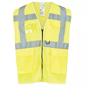 Site Ruckwood Hi-Vis Waistcoat Yellow XX Large / XXX Large 52" Chest 4 Site Ruckwood Hi-Vis Waistcoat Yellow XX Large / XXX Large 52" Chest - Image 2