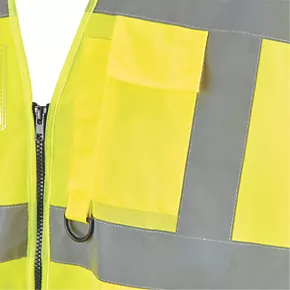 Site Ruckwood Hi-Vis Waistcoat Yellow XX Large / XXX Large 52" Chest 8 Site Ruckwood Hi-Vis Waistcoat Yellow XX Large / XXX Large 52" Chest - Image 6