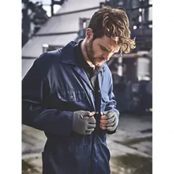 General Purpose Coverall Navy Blue X Large 56 3/4" Chest 31" L -Workwear Accessories Shop 745FH A2