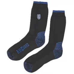 SockShop Blueguard Anti-Abrasion Durability Socks Black Size 9-11