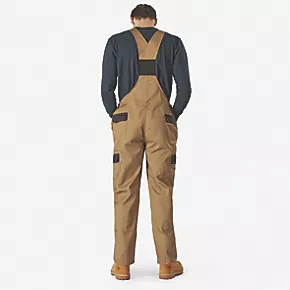 Dickies Everyday Bib & Brace Boiler Suit/Coverall Khaki/Black Small 30-32" W 31" L 4 Dickies Everyday Bib & Brace Boiler Suit/Coverall Khaki/Black Small 30-32" W 31" L - Image 2