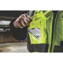 Milwaukee Premium Hi-Vis Vest Yellow Large / X Large 41" Chest -Workwear Accessories Shop 782PP A2