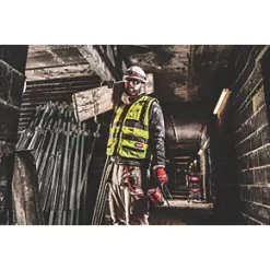 Milwaukee Premium Hi-Vis Vest Yellow Large / X Large 41" Chest -Workwear Accessories Shop 782PP A3