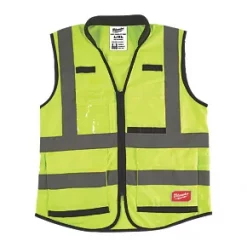 Milwaukee Premium Hi-Vis Vest Yellow Large / X Large 41" Chest