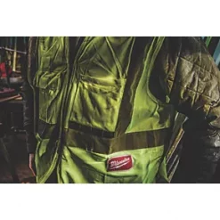 Milwaukee Hi-Vis Vest Yellow Large / X Large 41" Chest 8 Milwaukee Hi-Vis Vest Yellow Large / X Large 41" Chest -Workwear Accessories Shop 820PP A2