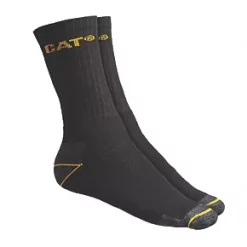 CAT Work Boot Socks Black Size 6-11 3 Pairs 9 CAT Work Boot Socks Black Size 6-11 3 Pairs -Workwear Accessories Shop 95535 A3